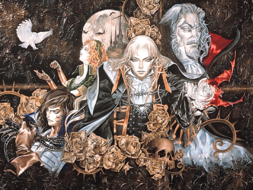 --alucard-dracula-maria-renard-and-richter-belmondo-castlevania-castlevania-symphony-of-the-night-and-konami-drawn-by-kojima-ayami--sample-b2bdeef883186f58c214d679cb4aef3d